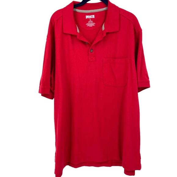 Duluth Trading Co Polo Shirt Men's Size XL Red 100% Cotton Casual - Picture 1 of 10